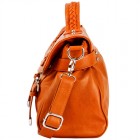 Kristin Braided Buckle Satchel