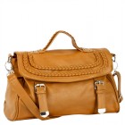 Kristin Braided Buckle Satchel