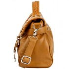 Kristin Braided Buckle Satchel