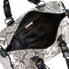Phoebe Exotic Barrel Satchel