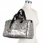 Phoebe Exotic Barrel Satchel
