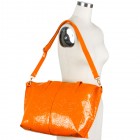 Floral Patent Tote
