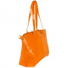 Floral Patent Tote