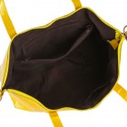 Floral Patent Tote