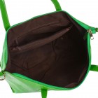 Floral Patent Tote