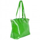 Floral Patent Tote