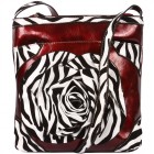 Simone Zebra Flower Crossbody Bag