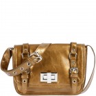 Genevieve Patent Messenger Bag