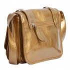 Genevieve Patent Messenger Bag