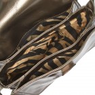 Genevieve Patent Messenger Bag