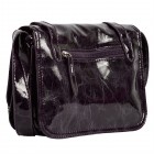 Genevieve Patent Messenger Bag