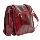 Genevieve Patent Messenger Bag