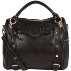 Rae Woven Flap Satchel