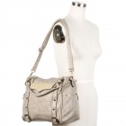 Rae Woven Flap Satchel