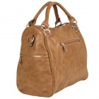 Rae Woven Flap Satchel