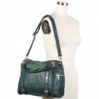 Rae Woven Flap Satchel