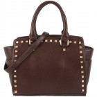Delia Studded Handbag