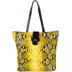 Brianne Python Snakeskin Shopper Tote