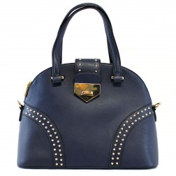 Mandy Studded Structured Satchel