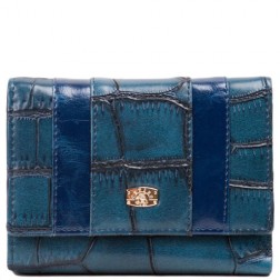 Andrea Exotic Croc Wallet