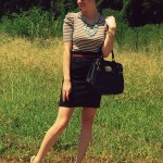 black satchel bag