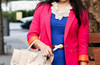 cream satchel bag