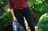 lucille buckle satchel