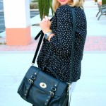 black shoulder purse