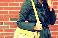 yellow handbag