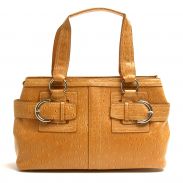 Kelly Faux Ostrich Bag