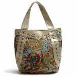 Paisley Stud Tote