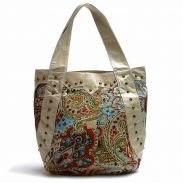 Paisley Stud Tote