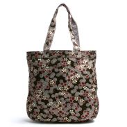 Flower Print Shopping Tote