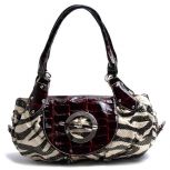 Zebra Sparkle Shoulder Bag