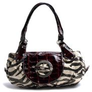 Zebra Sparkle Shoulder Bag
