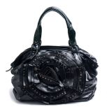 Tina Studded Rose Satchel