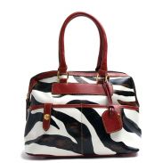 Classic Zebra Print Satchel