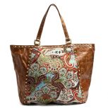 Paisley Distressed Tote