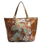Paisley Distressed Tote