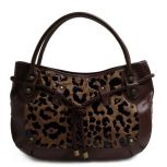 Peggy Leopard Satchel