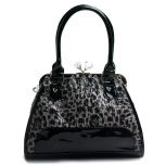 Crystal Kisslock Satchel