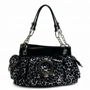 Amber Leopard Satchel