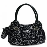 Natalia Leopard Satchel