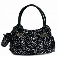 Natalia Leopard Satchel