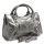 Silver Faux Leather Bag