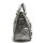 Silver Perforated Satchel