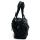 Black Faux Leather Satchel