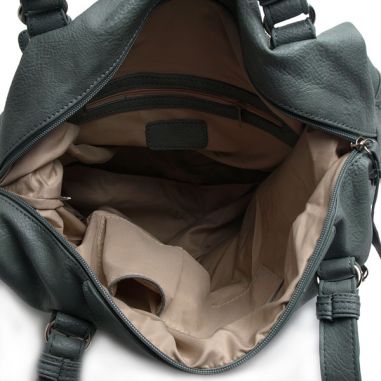 Grey Bag with Buckle