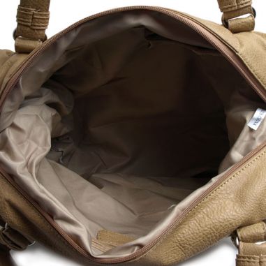Tan Bag with Buckle