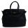 Black Buckle Satchel